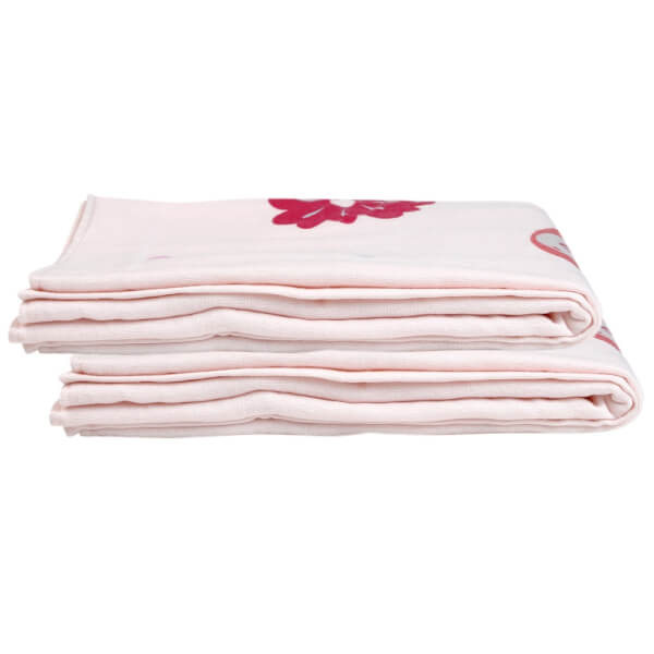 Combo 2 Khăn tắm cotton ConCung Good BM9T màu hồng