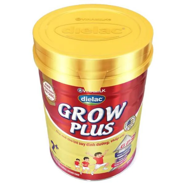 Combo 2 lon Sản phẩm dinh dưỡng Dielac Grow Plus 2+ 900g (2-10 tuổi)