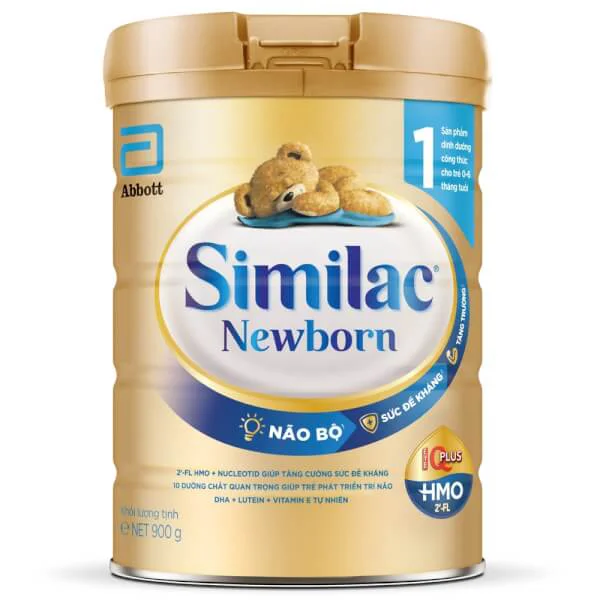 Combo 2 lon Sữa Similac Newborn Eye-Q 900g (0-6 tháng)