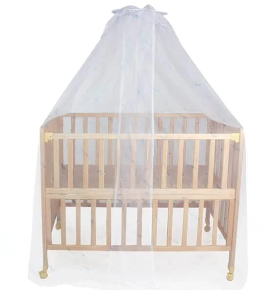 Combo 1 Cũi gỗ đại ConCung Good và 1 Bộ quây nệm gối Autoru dùng cho cũi gỗ - Màu kem