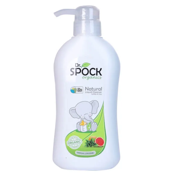 Combo 2 Nước rửa bình sữa Dr.Spock Organics 450ml (mới)