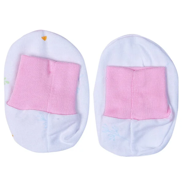 Bộ bao tay chân sơ sinh bo CF I128005 (Hồng)