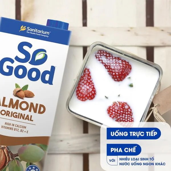 Sữa hạnh nhân SO GOOD 1L