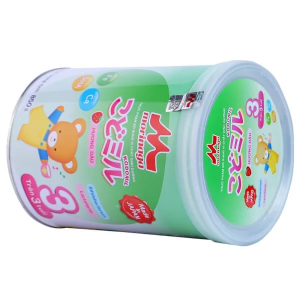 Sữa Morinaga số 3 850g hương dâu (Kodomil, trên 3 tuổi)