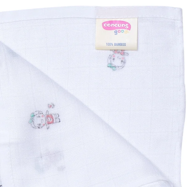 Khăn gạc sợi tre ConCung Good BM9X 90x90 (cm)