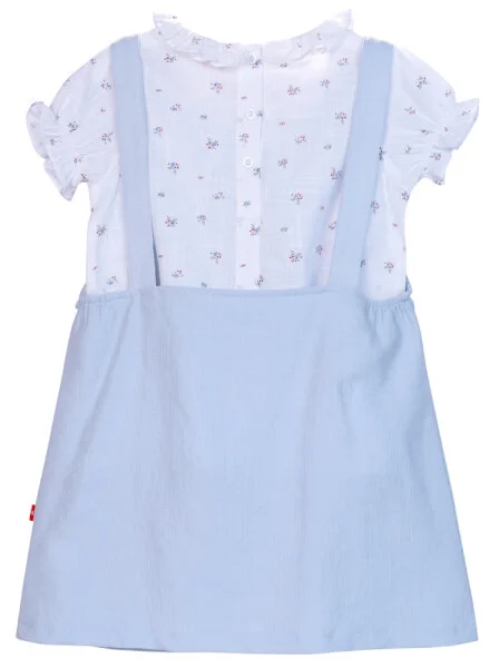 Bộ yếm thun bé gái CF G0520021 (Xanh)