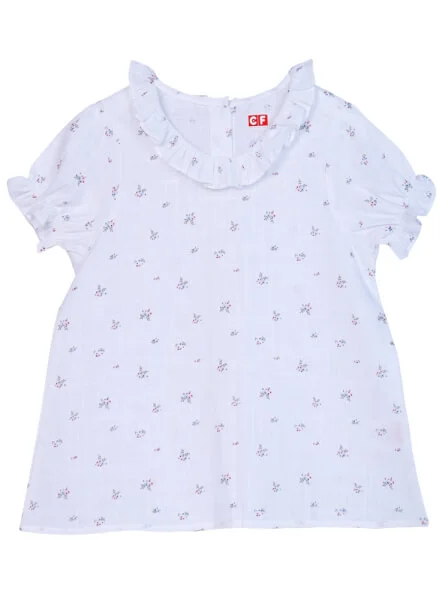 Bộ yếm thun bé gái CF G0520021 (Xanh)