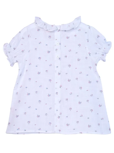 Bộ yếm thun bé gái CF G0520021 (Xanh)