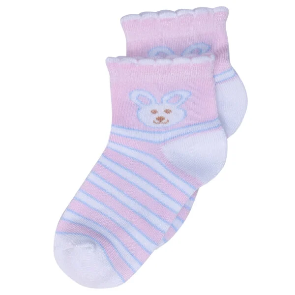 Cặp 2 đôi vớ bé gái Bamboo CF I0120032 (3-4Y,Nhiều màu)