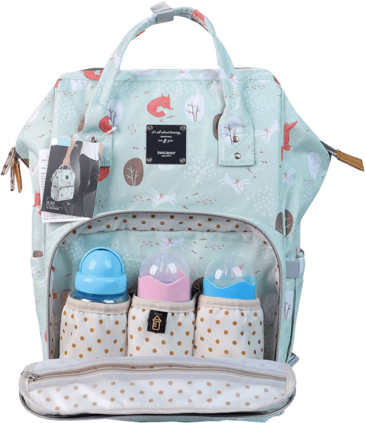 Balo cho mẹ Bebamour màu xanh ngọc