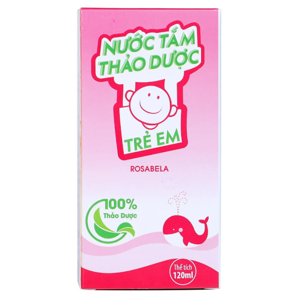 Nước tắm thảo dược trẻ em Rosabela 120ml