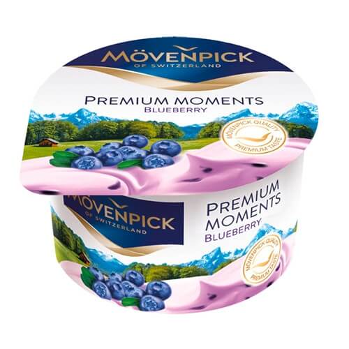 Sữa chua hoa quả Movenpick vị Mâm xôi (100g)