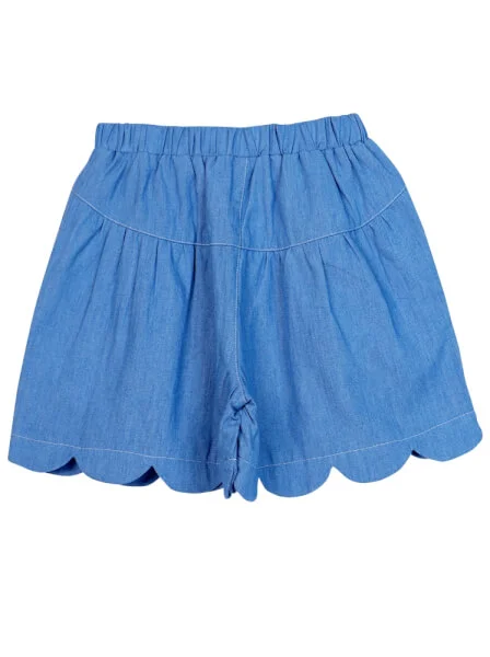 Quần jeans bé gái ngắn CF G0720009 (Xanh)