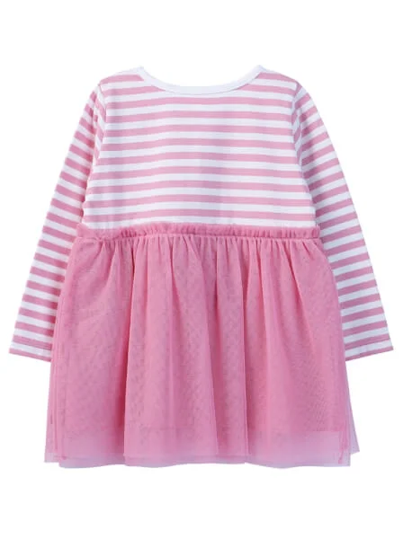 Đầm thun bé gái  CF G0720001 (Hồng)