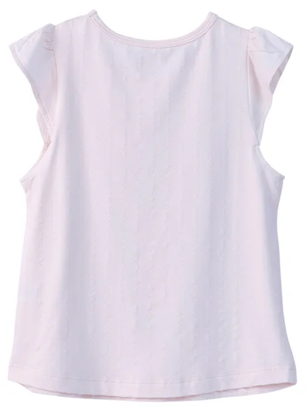 Bộ áo quần thun mặc nhà bé gái ngắn CF G0820014 (Hồng)