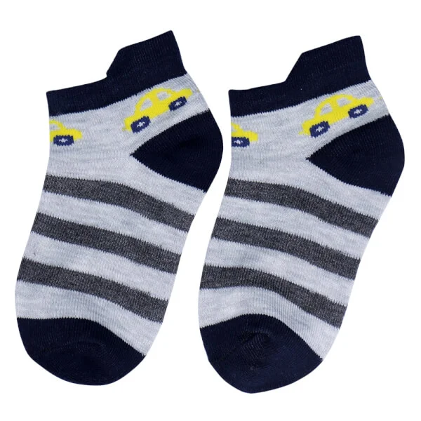 Cặp 2 đôi vớ bé trai Cotton CF I0120036 (3-4Y,Nhiều màu)