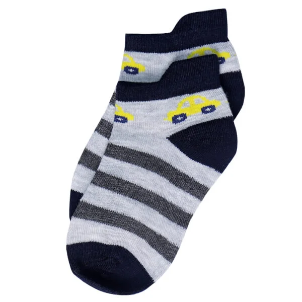 Cặp 2 đôi vớ bé trai Cotton CF I0120036 (3-4Y,Nhiều màu)