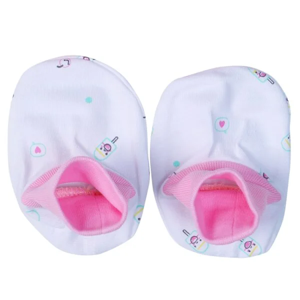 Bộ bao tay chân sơ sinh bo CF I128010 (NB,Hồng)