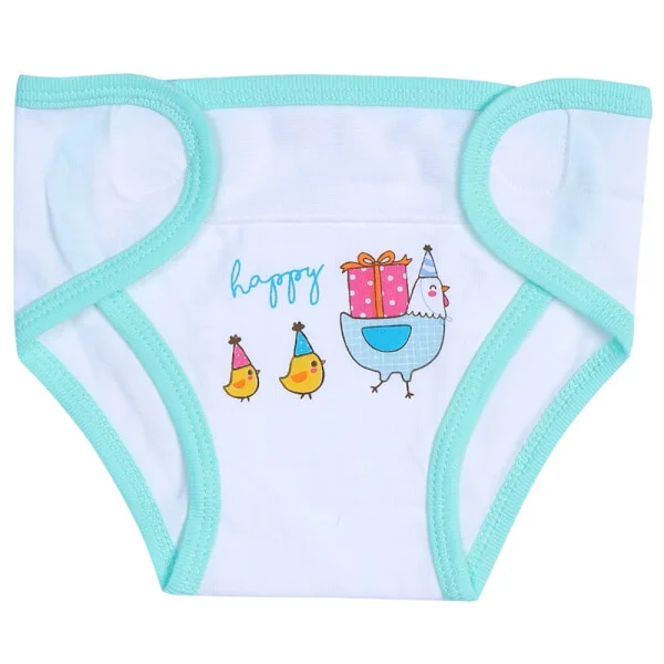 Tã vải sơ sinh dán 5 cái HELLO B&B I0220001 (cỡ S/M,Trắng)