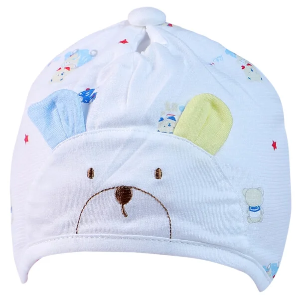 Nón sơ sinh cột dây HELLO B&B I089013 (3M/6M,Nhiều màu)