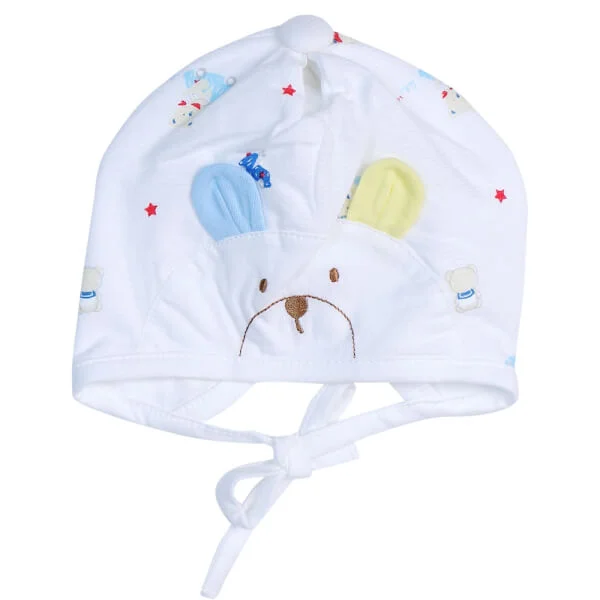 Nón sơ sinh cột dây HELLO B&B I089013 (3M/6M,Nhiều màu)