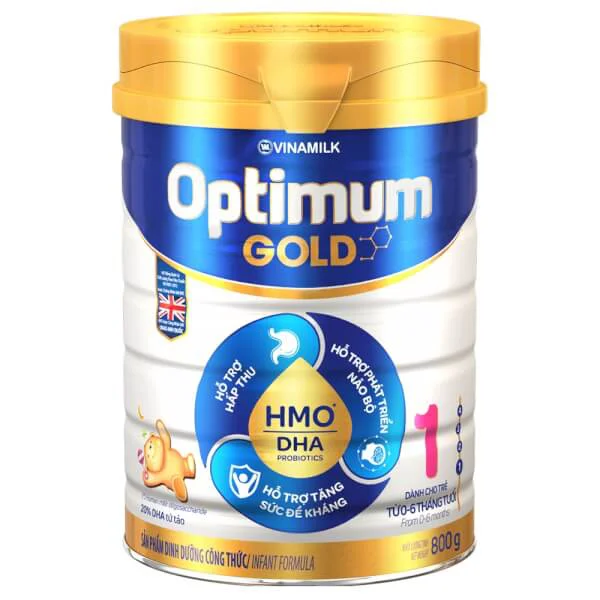 Sữa Vinamilk Optimum Gold 1 800g (0-6 tháng)