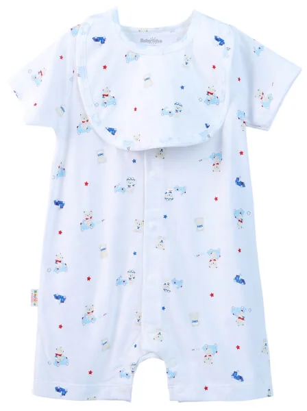 Body đùi bé trai HELLO B&B I089007 (3M/6M/9M/12M,Nhiều màu)