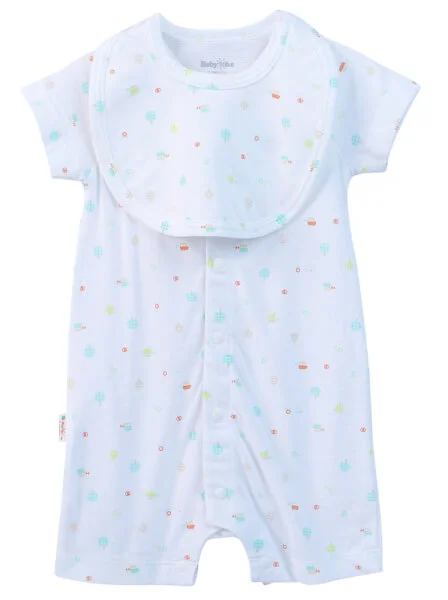 Body đùi bé trai HELLO B&B I089007 (3M/6M/9M/12M,Nhiều màu)