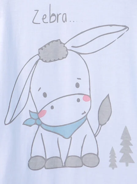 Bộ thun mặc nhà bé trai dài CF B1020019 (Xám)