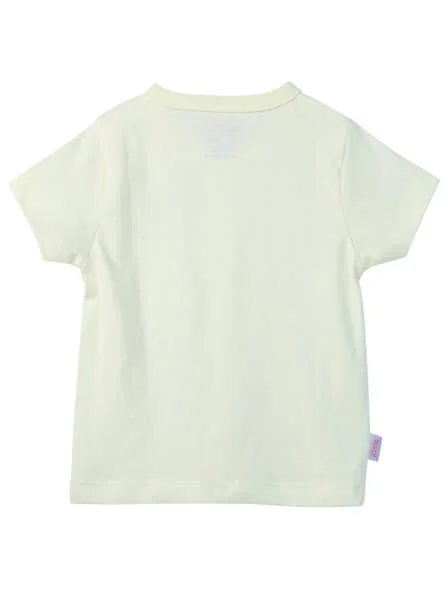 Áo sơ sinh cài giữa tay ngắn HELLO B&B I0320016 (NB/3M/6M,Vàng)