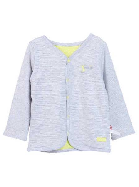 Áo khoác thun bé gái 2 mặt CF G0820003 (6-24M,Nhiều màu)