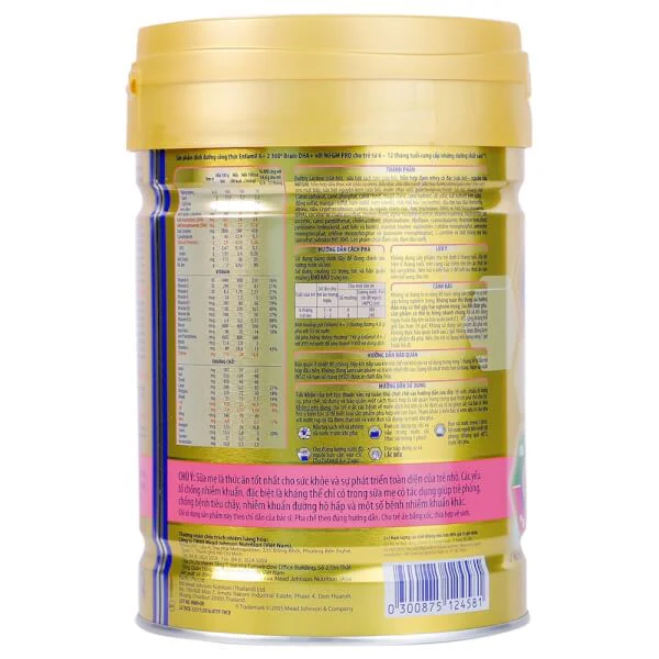 Sữa Enfamil A+ 2 870g (6-12 tháng)