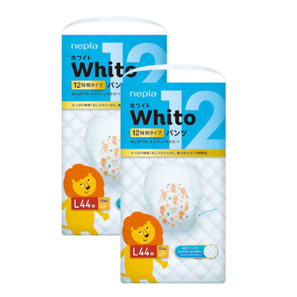 Combo 2 gói Bỉm tã quần Whito size L 44 miếng (9-14kg)