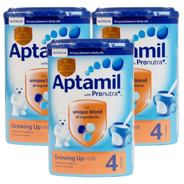 Combo 3 lon Sữa Aptamil Anh số 4 800g (2-3 tuổi)