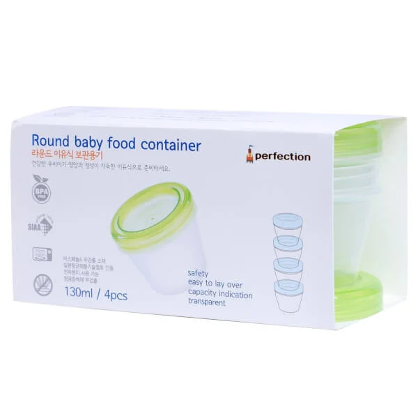 Bộ 4 hộp đựng thực phẩm cho bé Perfection