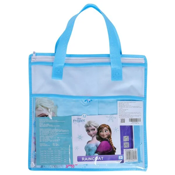 Áo mưa bé gái Elsa DF86414-Q1 (Size M)