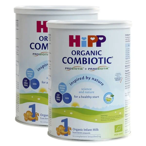 Combo 2 lon Sữa Hipp 1 Combiotic Organic Infant 350g (0-6 tháng)