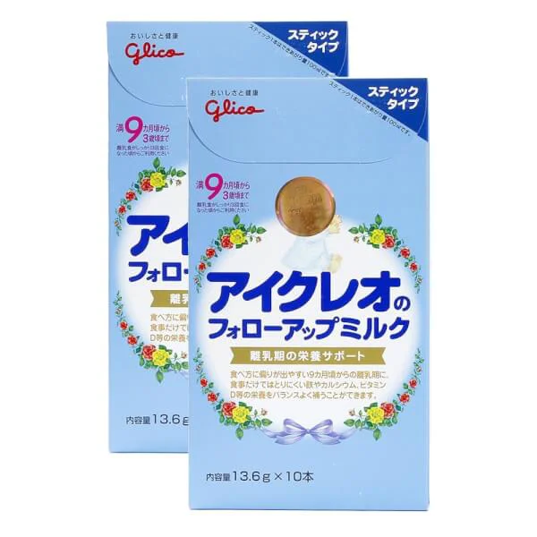 Combo 2 Sữa Glico Icreo số 1 136g (9-36 tháng)