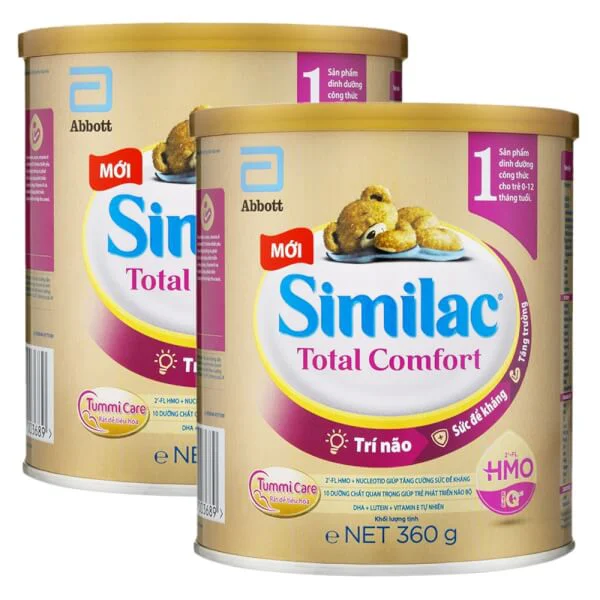 Combo 2 lon Sữa Similac Total Comfort 1 (HMO) 360g (0-12 tháng)