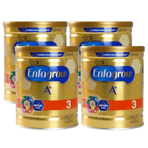 Combo 4 lon Sữa Enfagrow A+ 3 400g (1-3 tuổi)