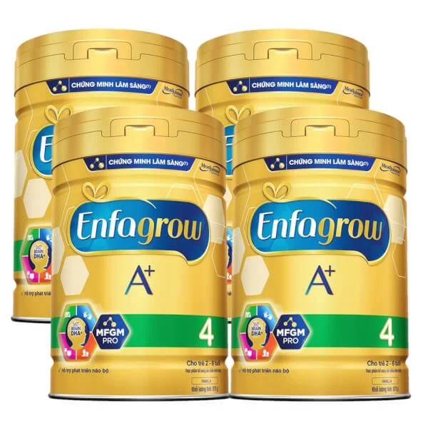Combo 4 lon Sữa Enfagrow A+ 4 870g (2-6 tuổi)