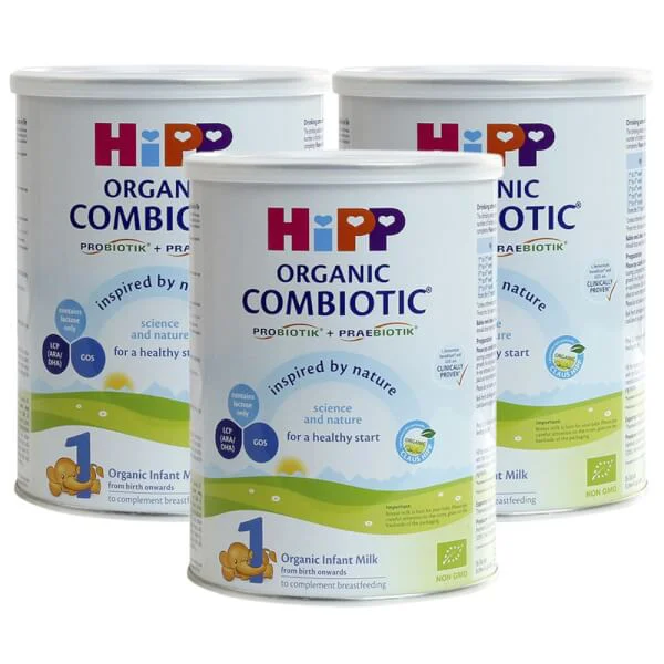 Combo 3 lon Sữa Hipp 1 Combiotic Organic Infant 350g (0-6 tháng)