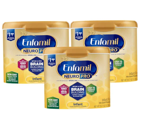 Combo 3 lon Sữa Enfamil NeuroPro Infant Formula 587g (0-12 tháng)