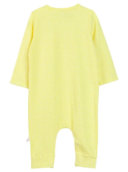 Body bé gái dài CF G0820006 (6M/9M/12M,Vàng)