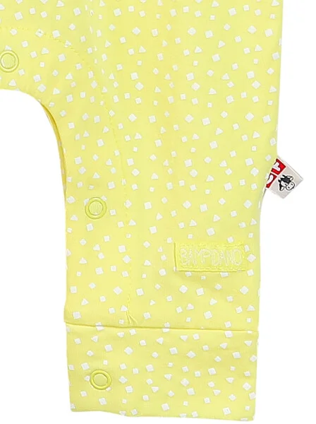 Body bé gái dài CF G0820006 (6M/9M/12M,Vàng)