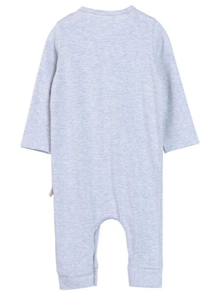 Body bé trai dài CF B0820010 (6M/9M/12M,Xám)