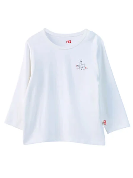 Bộ sơ sinh dài Modal CF I0820004 (12M/18M/24M,Trắng)