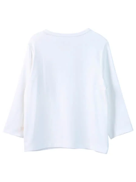 Bộ sơ sinh dài Modal CF I0820004 (12M/18M/24M,Trắng)