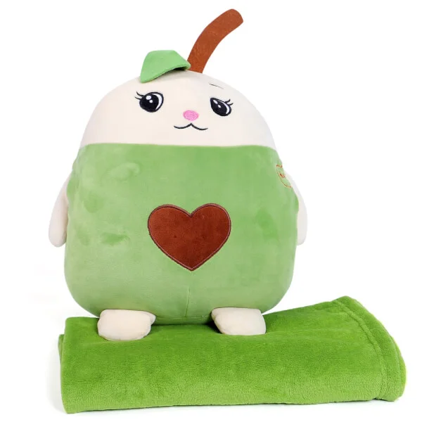 QT Huggies - Bộ mền gối trái cây 2in1