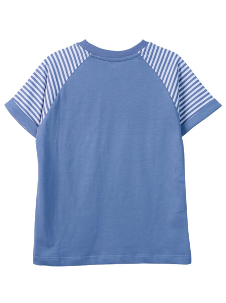 Bộ áo quần thun mặc nhà bé trai ngắn CF B1020022 (1-6 tuổi, Xanh)